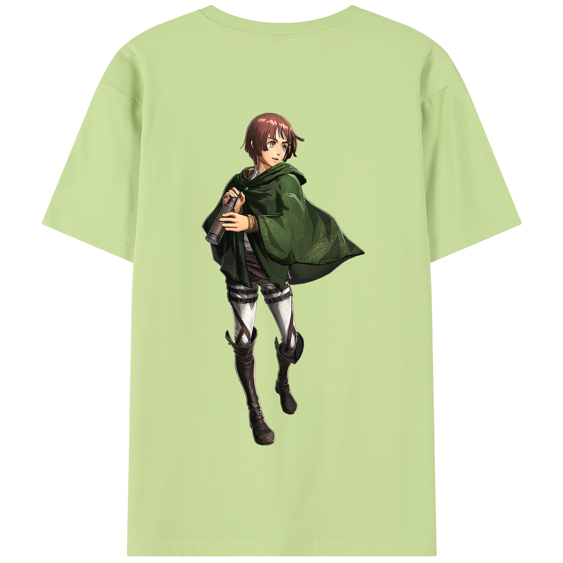 （画像用） 進撃の巨人 Attack on Titan 綿100％半袖Tシャツ（背面プリント）